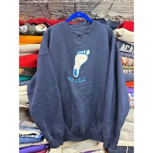 Size XL Vintage 90s UNC University North Carolina tarheels sweatshirt crewneck